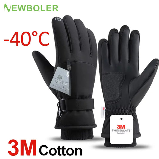 Men Winter Touch Screen Waterproof Gloves