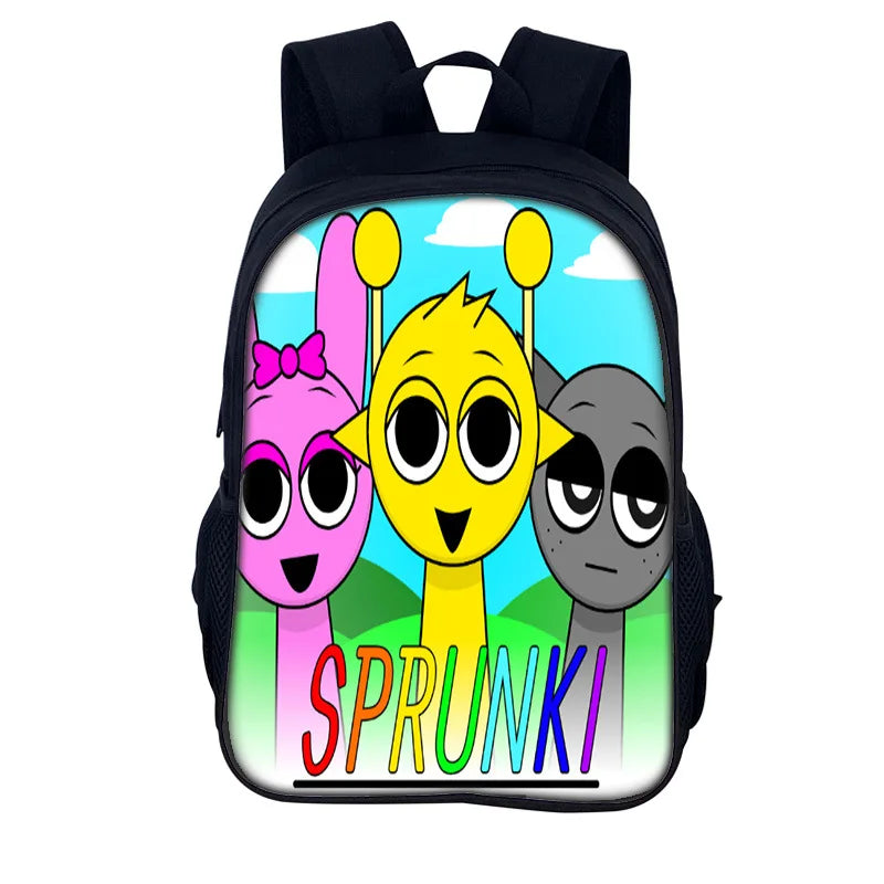 Sprunki Incredibox School Backpack – Stylish Student Bag & Christmas Gift