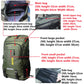 80L/50L Large Capacity Outdoor Hiking & Camping Backpack – Travel Rucksack for Men & Women