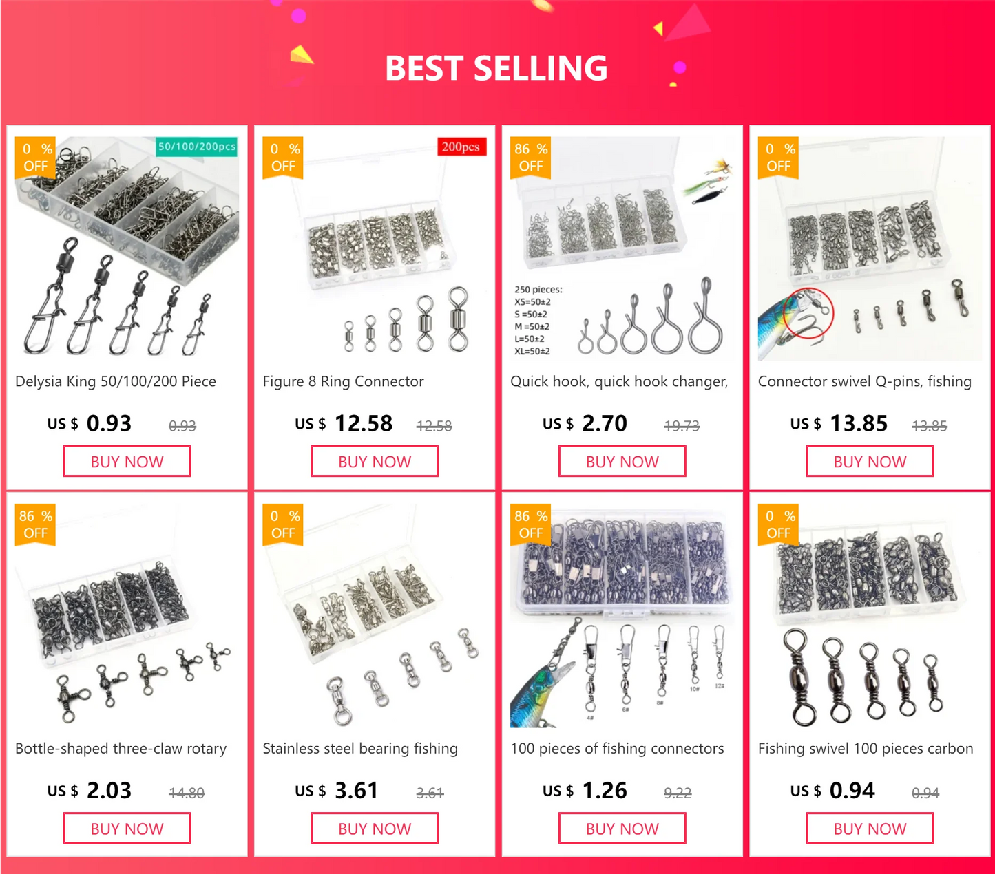 Delysia King Fishing Connector Kit