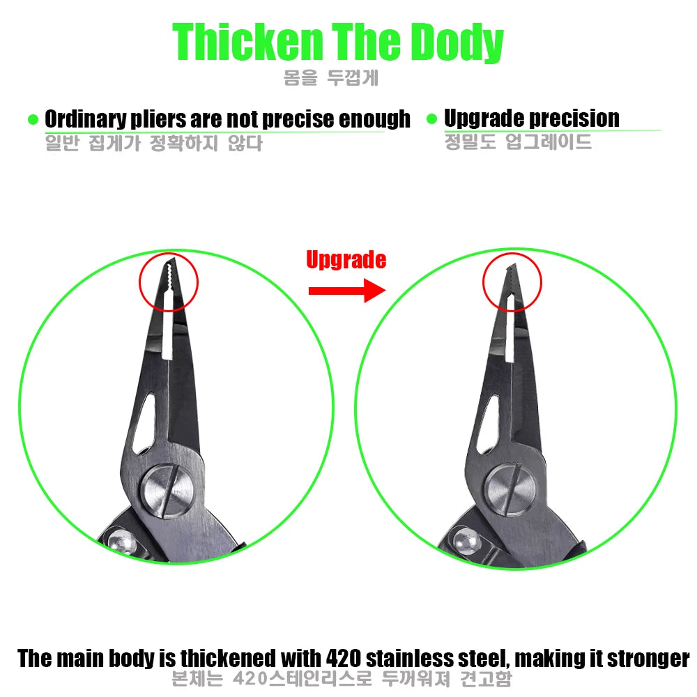 Multifunctional Fishing Pliers – Stainless Steel Cutter & Hook Remover