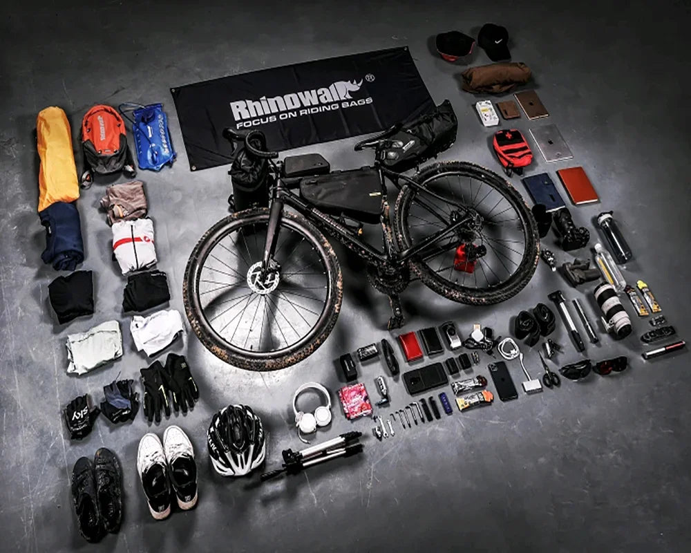Rhinowalk Bike Bag Set – Waterproof Handlebar, Pannier & Saddle Bags for MTB & Road Bikes