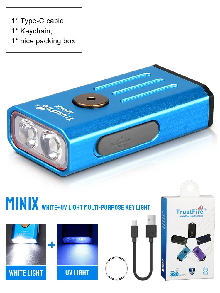 Trustfire Minix Mini EDC Flashlight Keychain