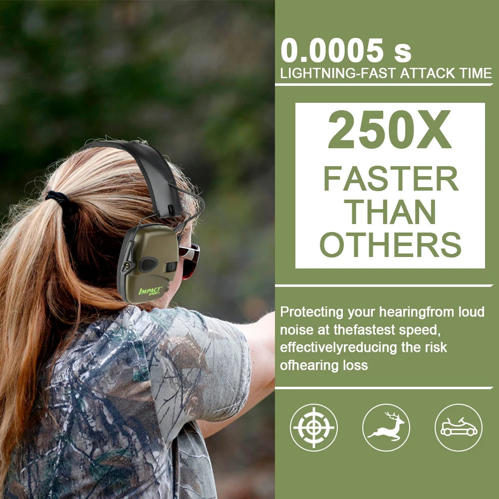 Tactical Noise-Canceling Shooting Earmuffs