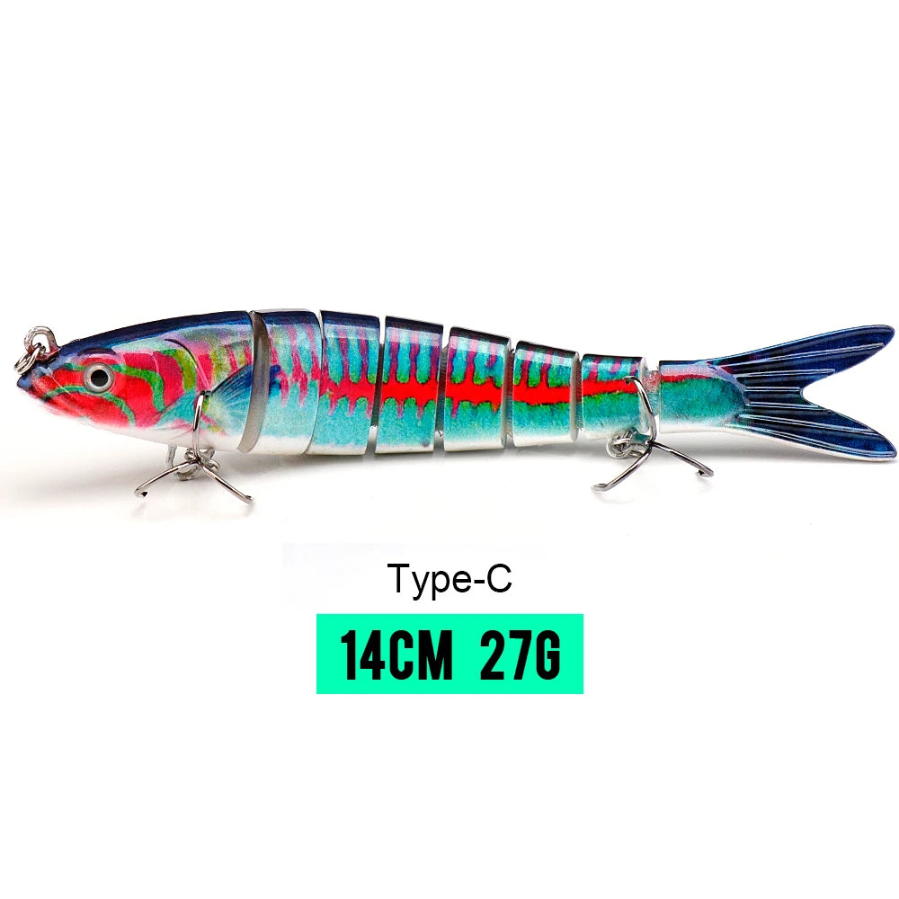 VTAVTA Sinking Jointed Crankbait 8-Segment Swimbait