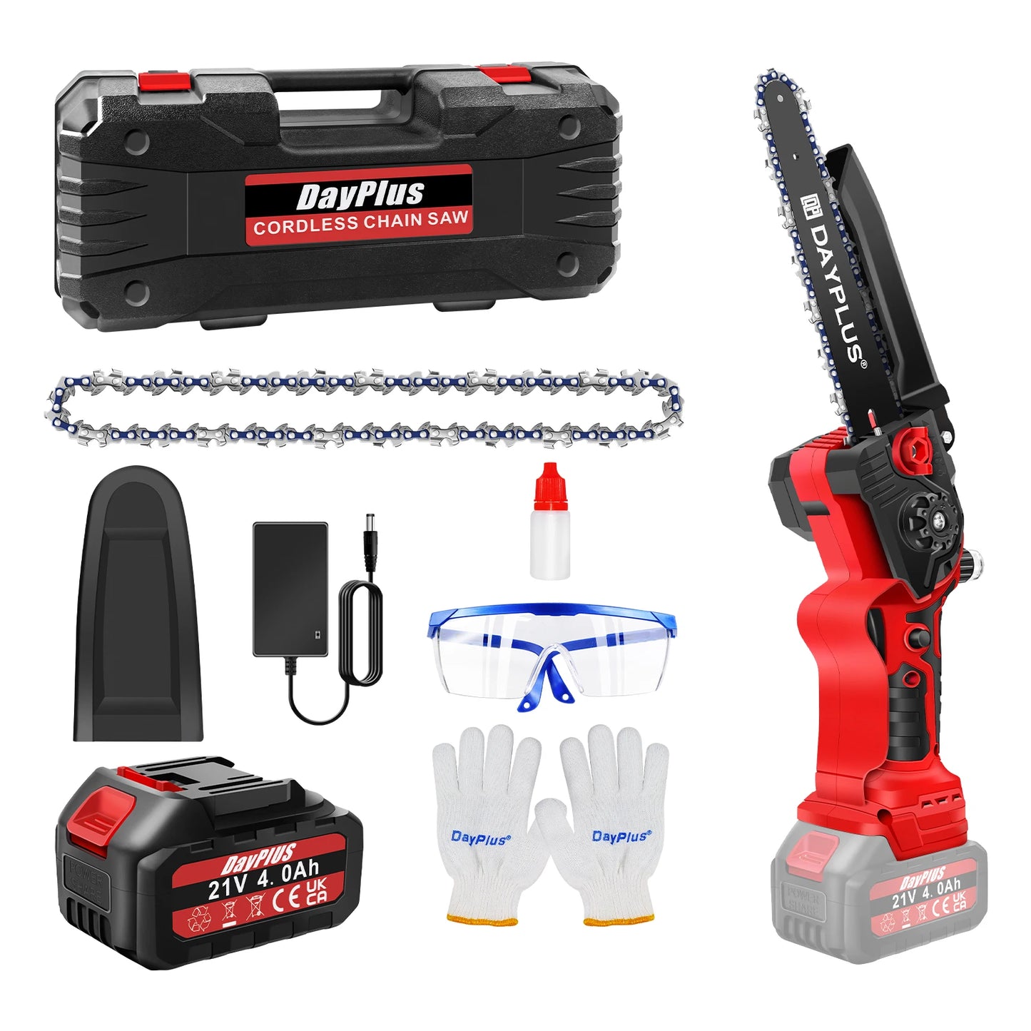 8-Inch Cordless Electric Chainsaw
