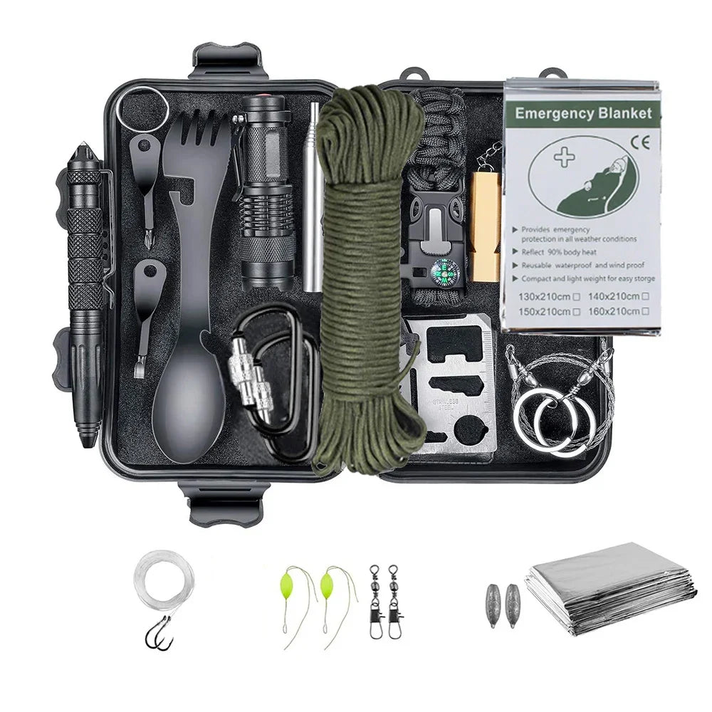 Professional Tactical Survival Kit – Emergency & Camping Gear