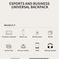 17.3" Hard Shell Laptop Backpack – Waterproof Business & E-Sports Bag