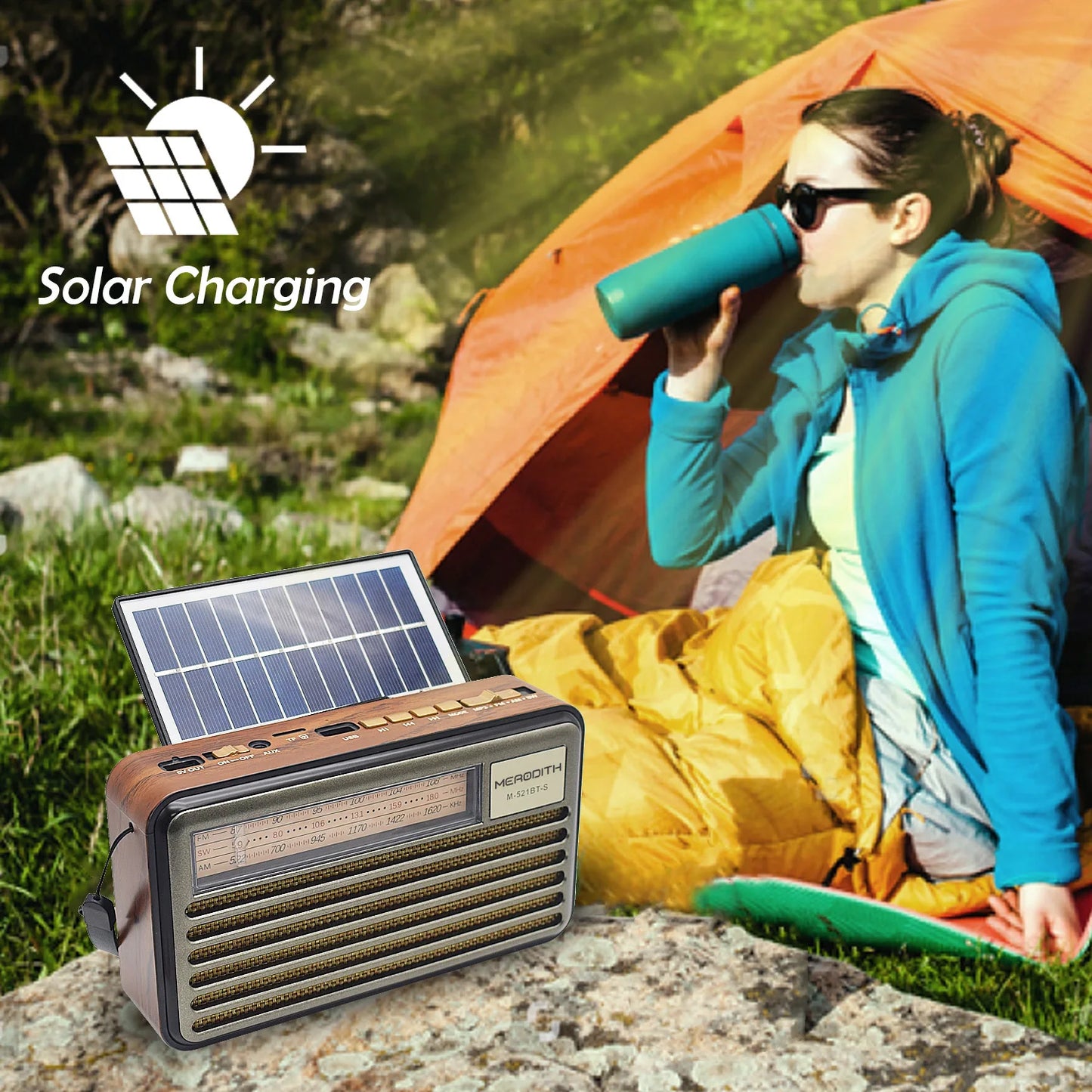 M-521BTS Multi-Function Solar Radio
