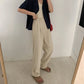 High Waist Women Suit Pants Fall Straight Office Ladies Korean Fashion Trousers