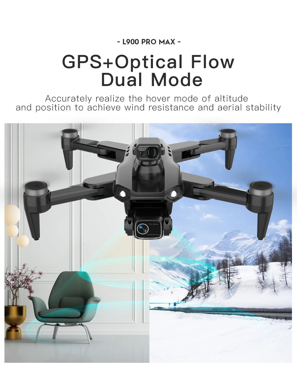 LYZRC L900 PRO MAX Drone 4K Professional HD Dual Camera
