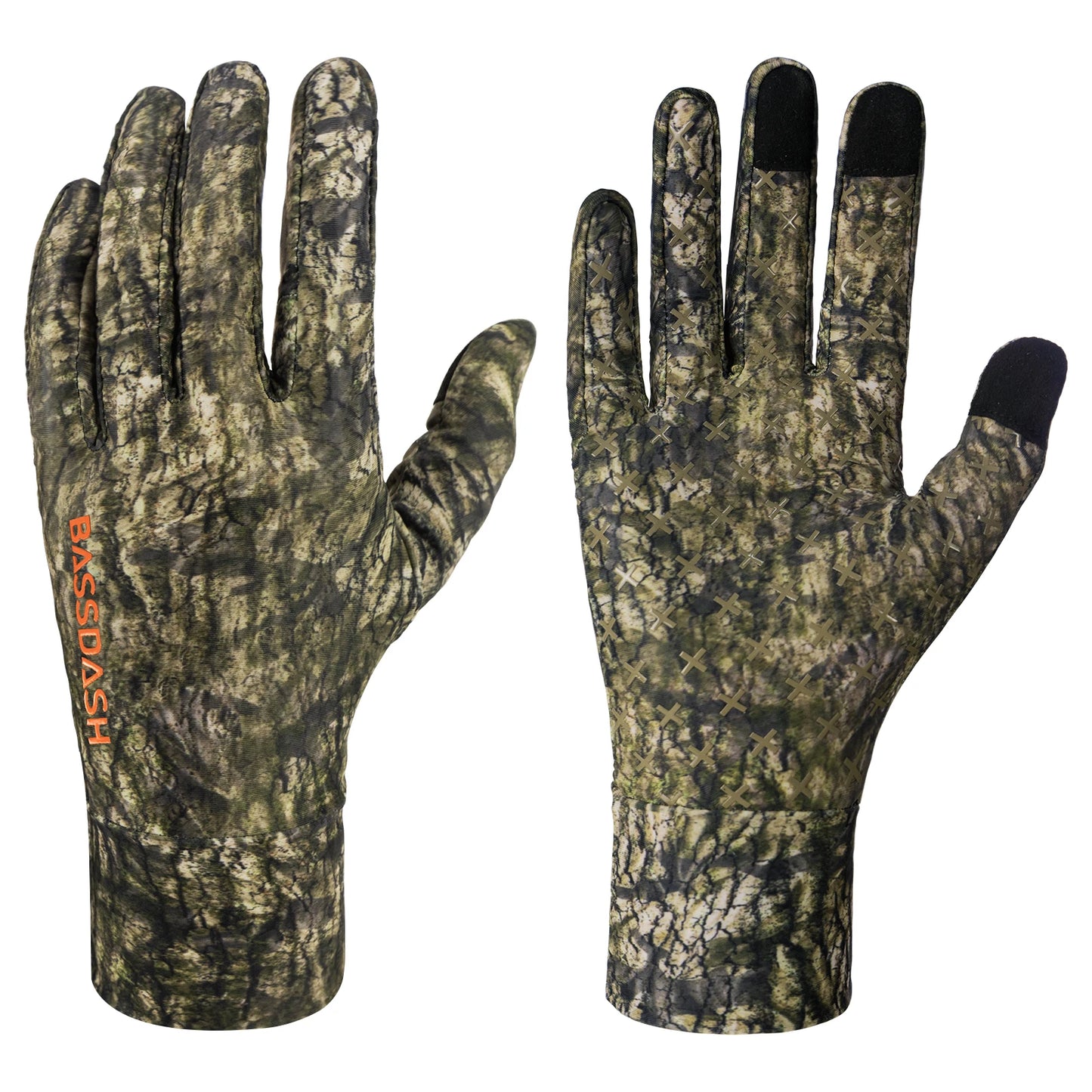 Men's Lightweight UPF 50+ Camo Hunting Gloves HG05