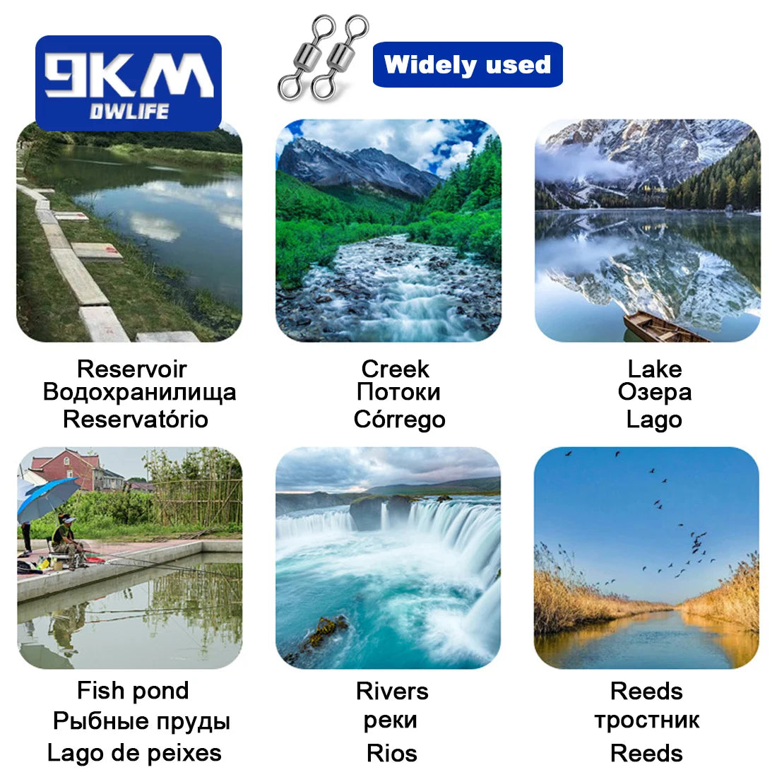 Stainless Steel Fishing Swivels