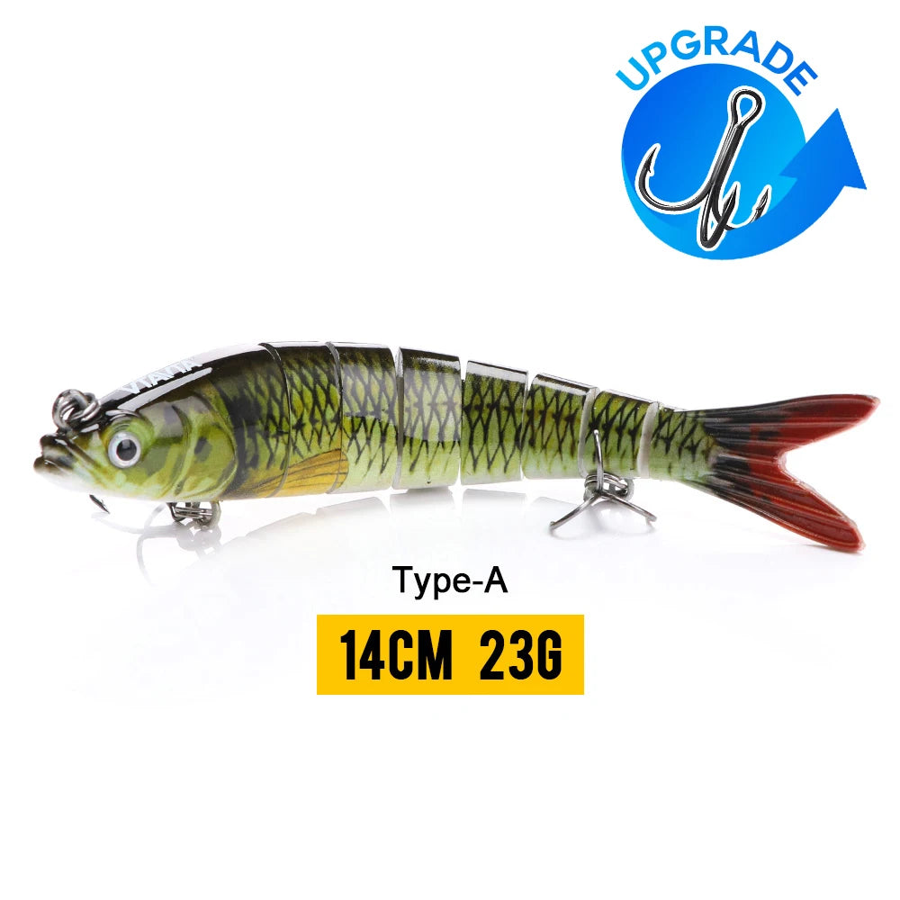VTAVTA Sinking Jointed Crankbait 8-Segment Swimbait