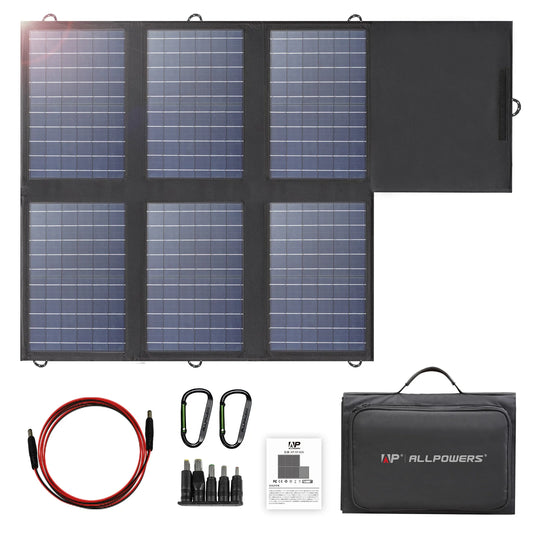 ALLPOWERS Solar Panel 60W Foldable Solar Charger