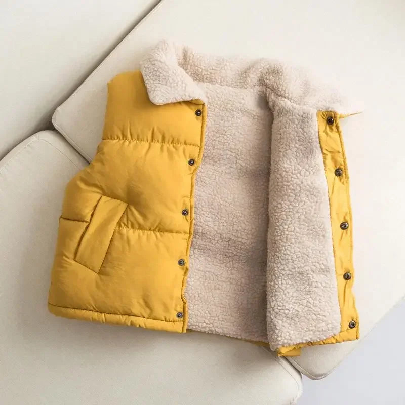 Kids Hooded Vest Jacket
