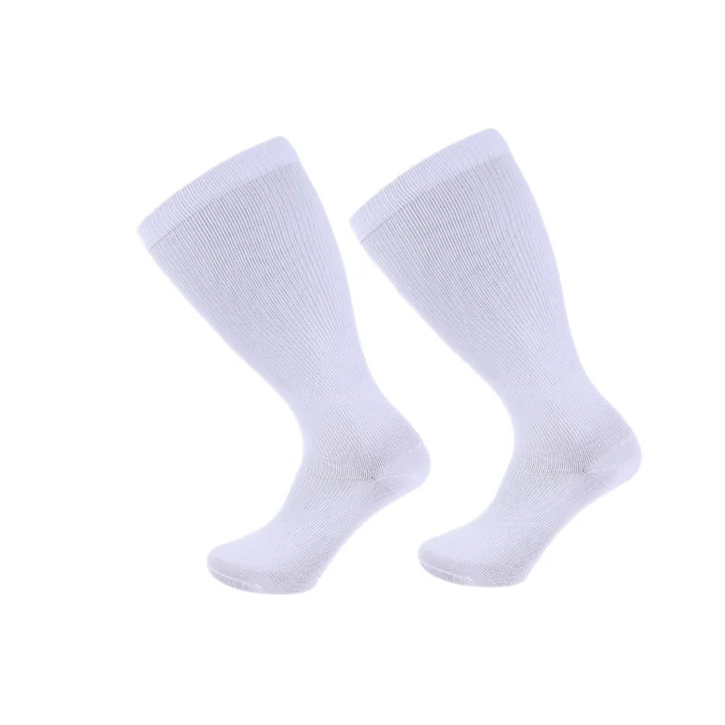 Premium Plus Size Compression Socks For Men Women Cycling Toeless Sport Socks Anti Fatigue Pain Relief Medical Nursing Stockings