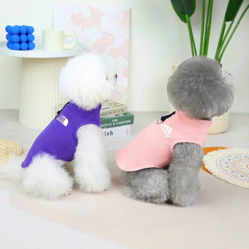 Fleece Warm Dog Sweater Vest - Small Dogs