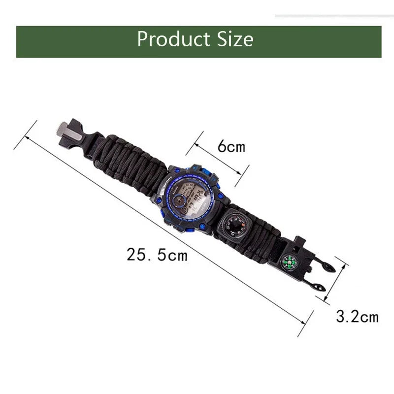 Outdoor Survival Watch Kit