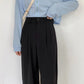 High Waist Women Suit Pants Fall Straight Office Ladies Korean Fashion Trousers