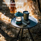WESTTUNE Ultralight Folding Camping Table with Light Stand