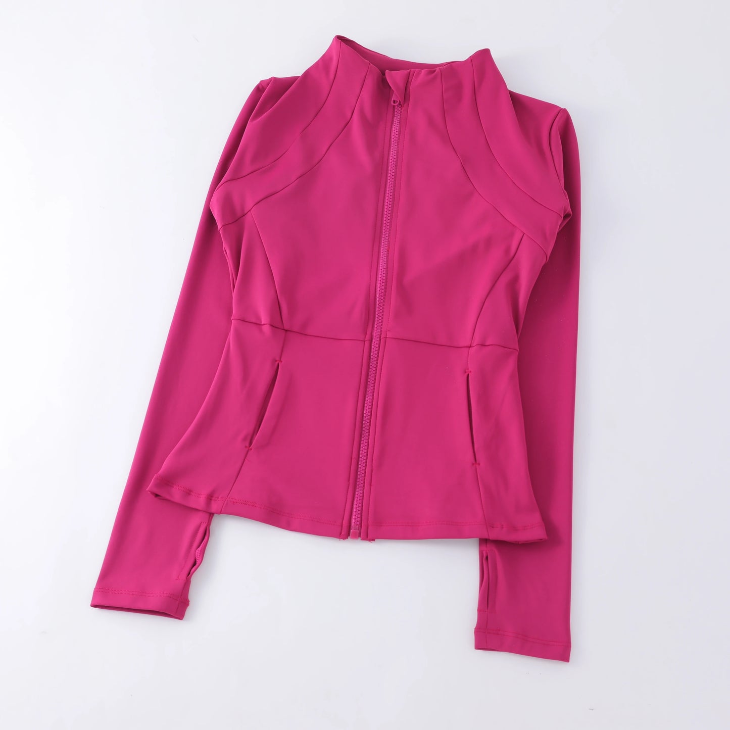 Yoga Wear Ladies Coat Round High Elastic Loose Exercise Yoga Long Sleeve