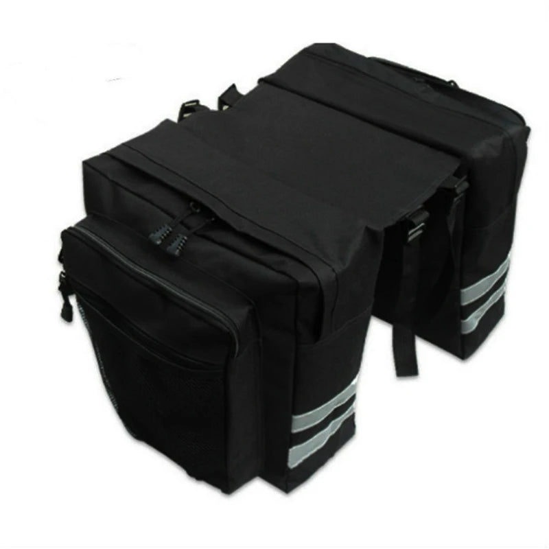 MTB Bicycle Rear Rack Carrier Bag – Double-Sided Pannier & Trunk Bag for Cycling & Travel