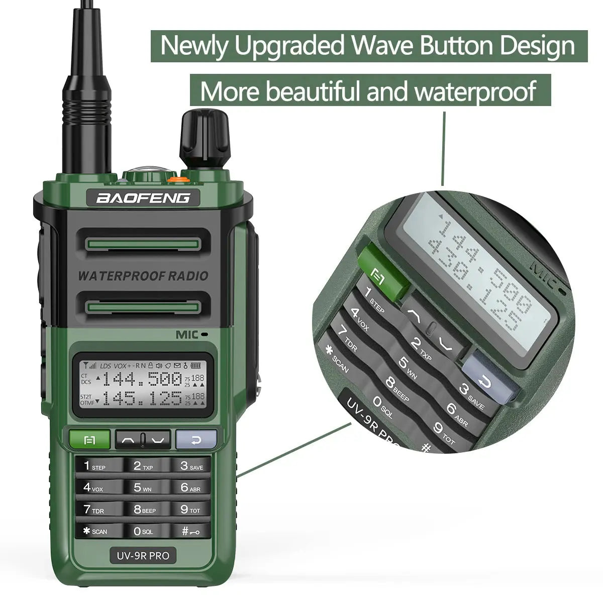 Baofeng UV-9R Pro Walkie Talkie