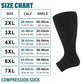 Premium Plus Size Compression Socks For Men Women Cycling Toeless Sport Socks Anti Fatigue Pain Relief Medical Nursing Stockings