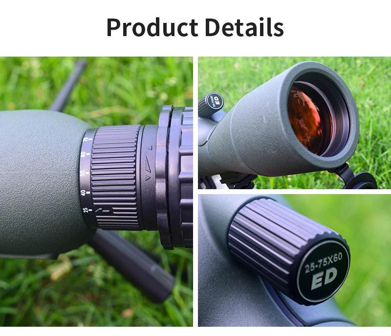 25-75x60 Zoom Spotting Scope