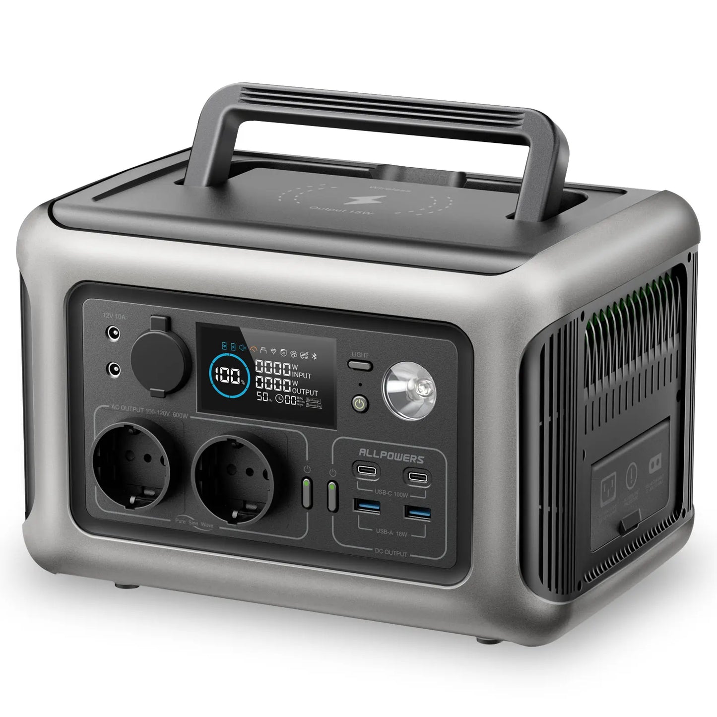 ALLPOWERS R600 Solar Generator with Solar Panel (Optional)