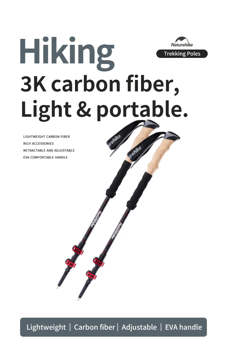 Naturehike Trekking Poles (2pcs) Walking Stick