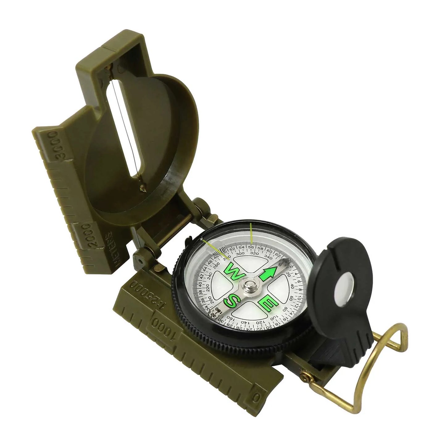Portable Multifunction Lensatic Compass