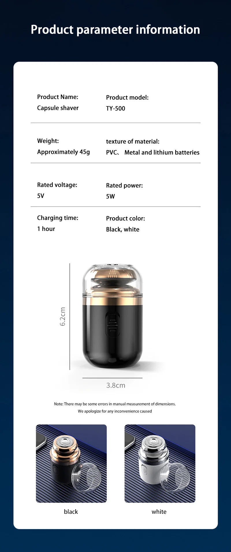 Xiaomi Mini Travel Electric Razor