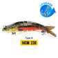 VTAVTA Sinking Jointed Crankbait 8-Segment Swimbait