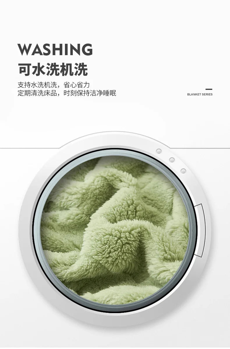 Waffle Plush Multifunctional Blanket