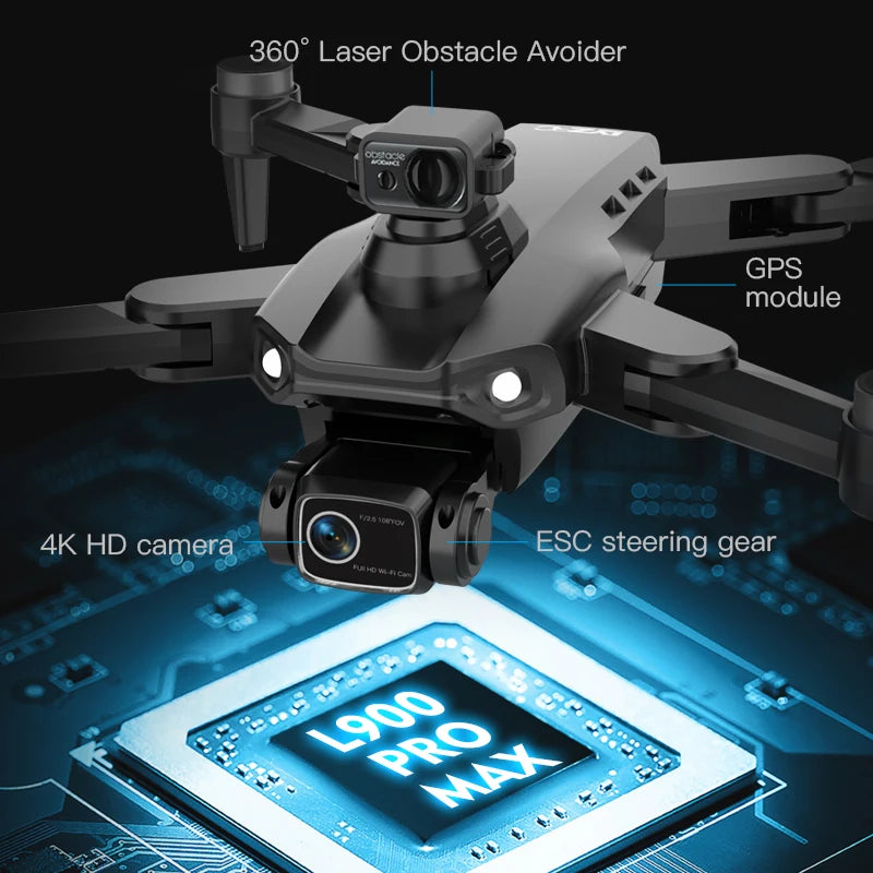 LYZRC L900 PRO MAX Drone 4K Professional HD Dual Camera