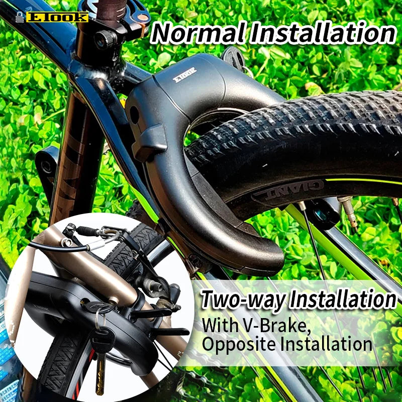 ETOOK Bike Horseshoe Lock
