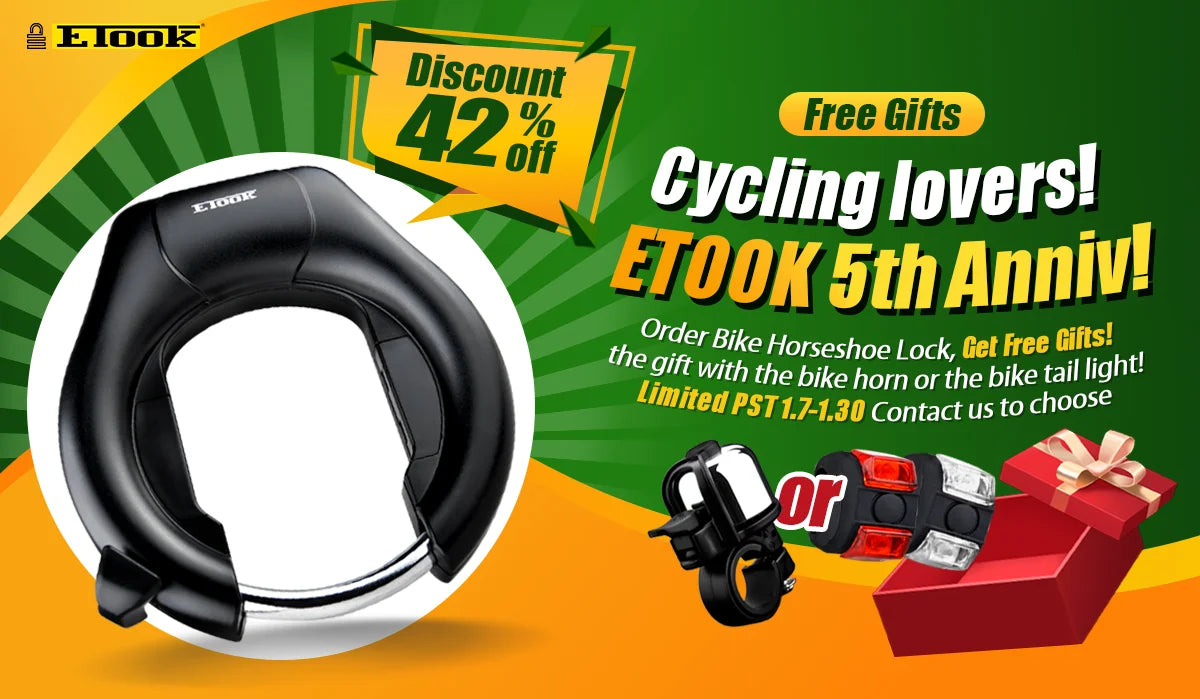 ETOOK Bike Horseshoe Lock