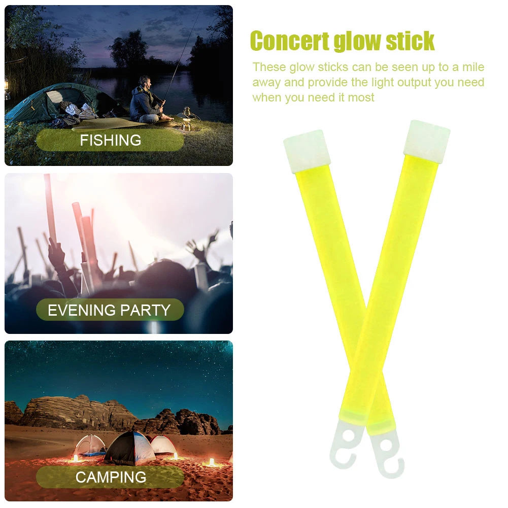 50-5pcs 6 Inch Survival Glow Light Sticks