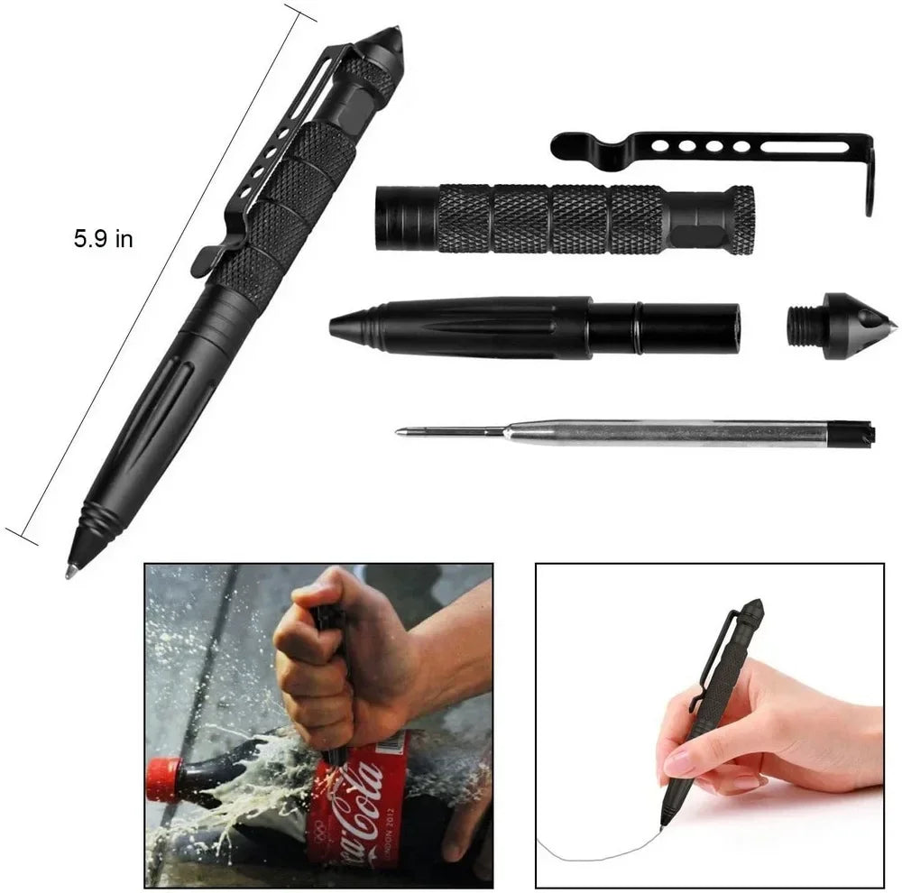 Pen Multifunction Aluminum Alloy Emergency Glass Breaker Pen