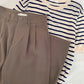 High Waist Women Suit Pants Fall Straight Office Ladies Korean Fashion Trousers