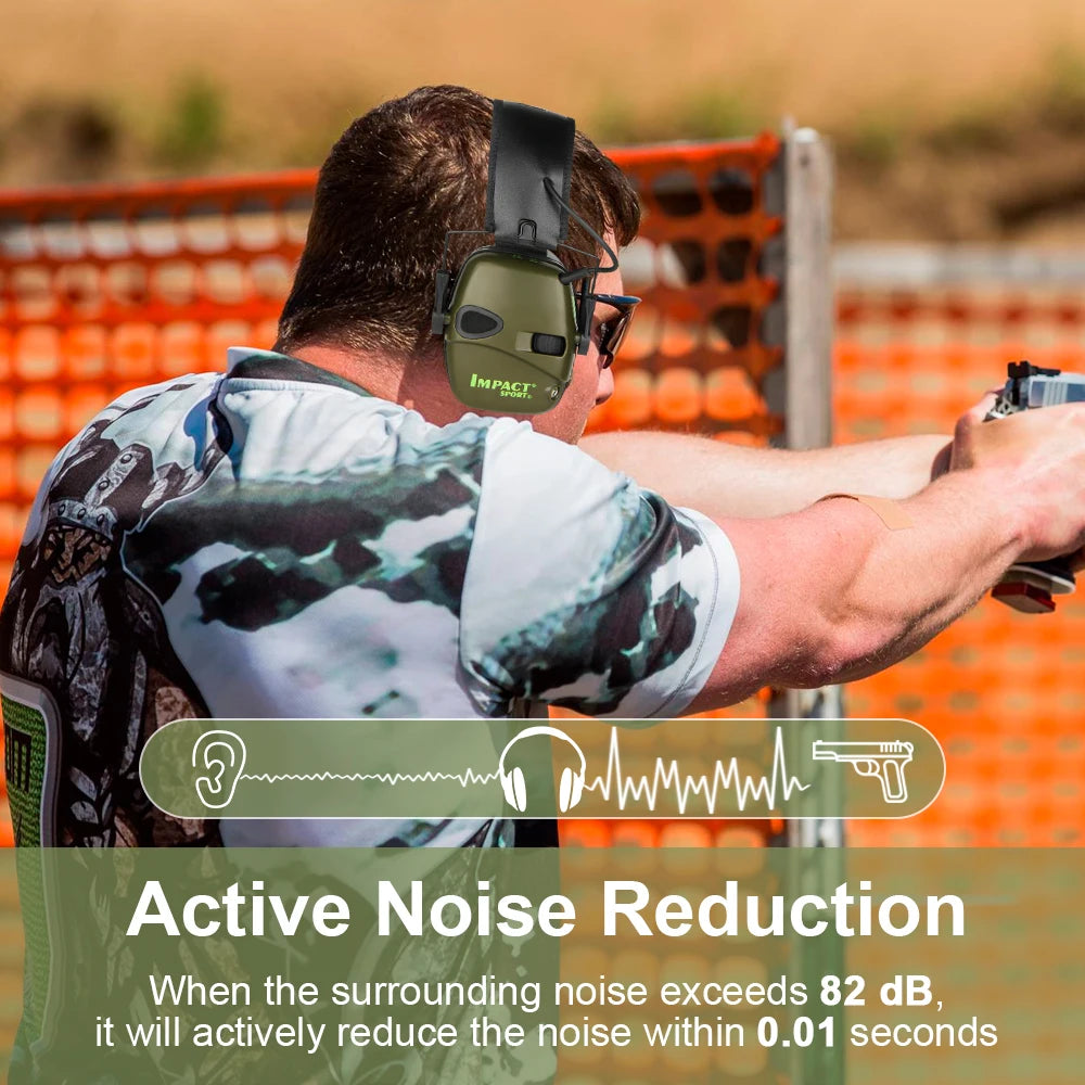 Tactical Noise-Canceling Shooting Earmuffs