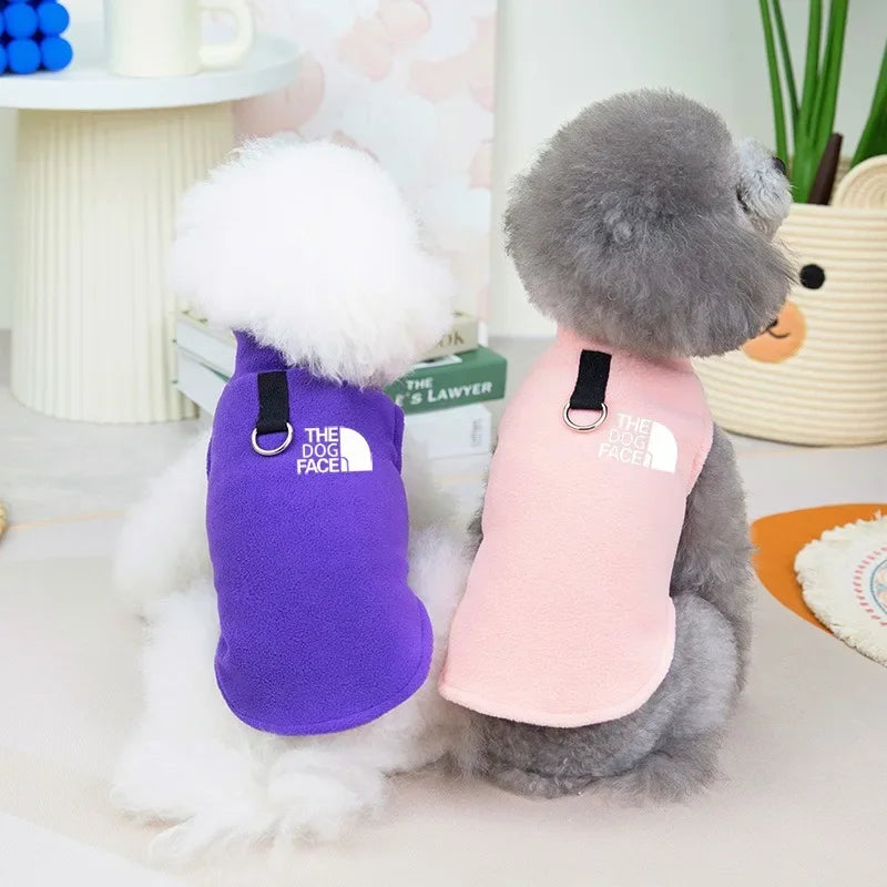 Fleece Warm Dog Sweater Vest - Small Dogs