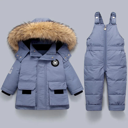 Children Down Suit Winter Warm Jacket