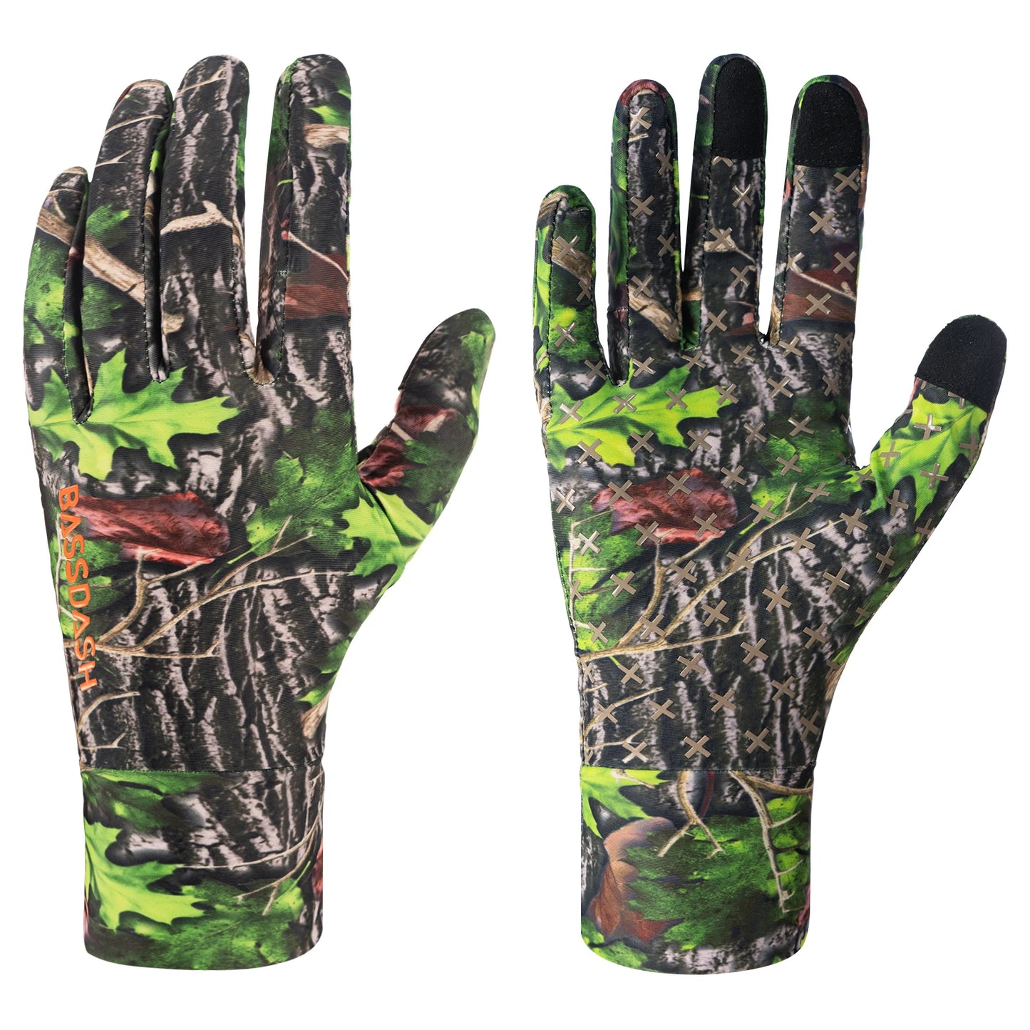 Men's Lightweight UPF 50+ Camo Hunting Gloves HG05