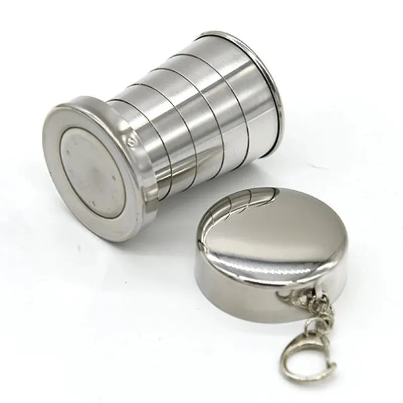 Portable Stainless Steel Telescopic Camping Cup