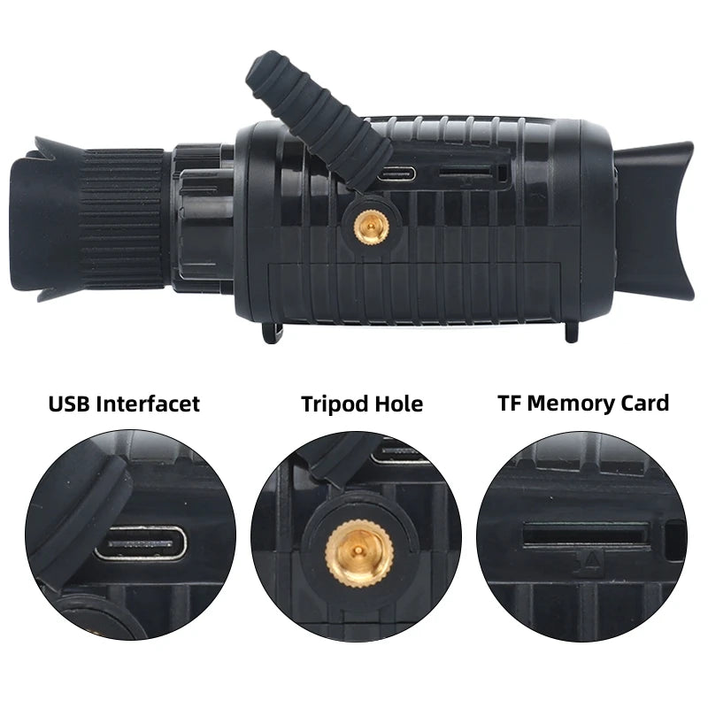 1080P HD Night Vision Monocular with 5X Zoom
