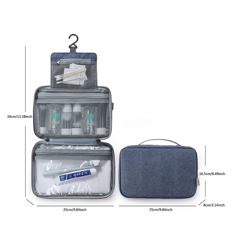Travel Waterproof Hanging Toiletry Bag