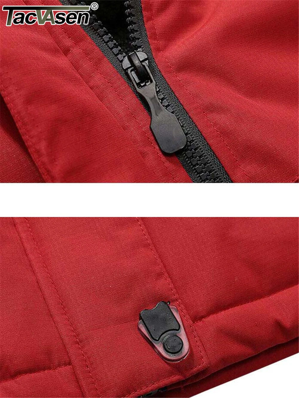 TACVASEN Fleece Lining Mountain Jackets Mens Hiking Jackets